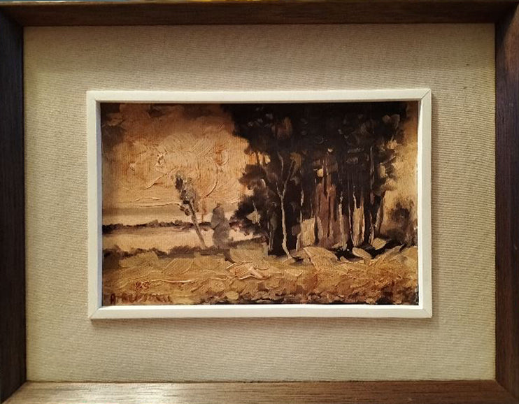 Alfonso Bersani - Paesaggio con piante