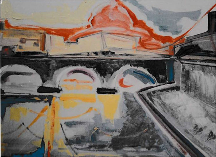 Ugo Attardi - Red is the Evening