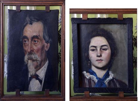 Atribuible a Oreste Da Molin - Doble retrato