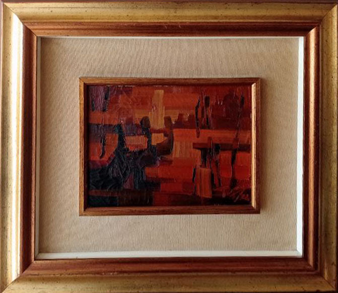 Tomaso Pizio - Canal grande in rosso
