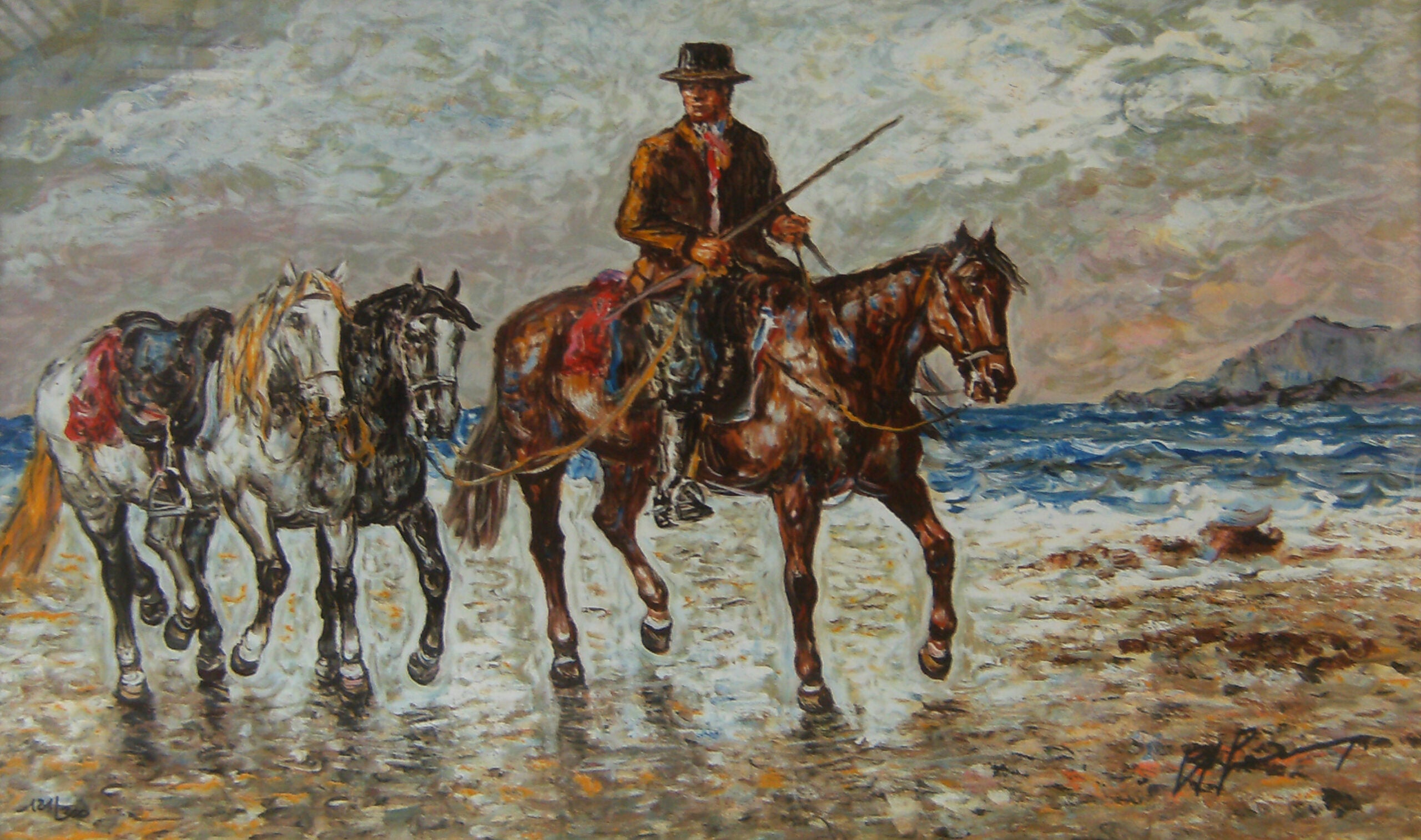 Giovan Francesco Gonzaga - Caballos sacudidos