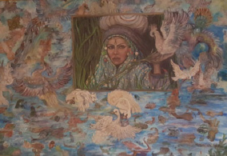 Mariella Rossi Tonelli - Cielo y mar con rostro de mujer