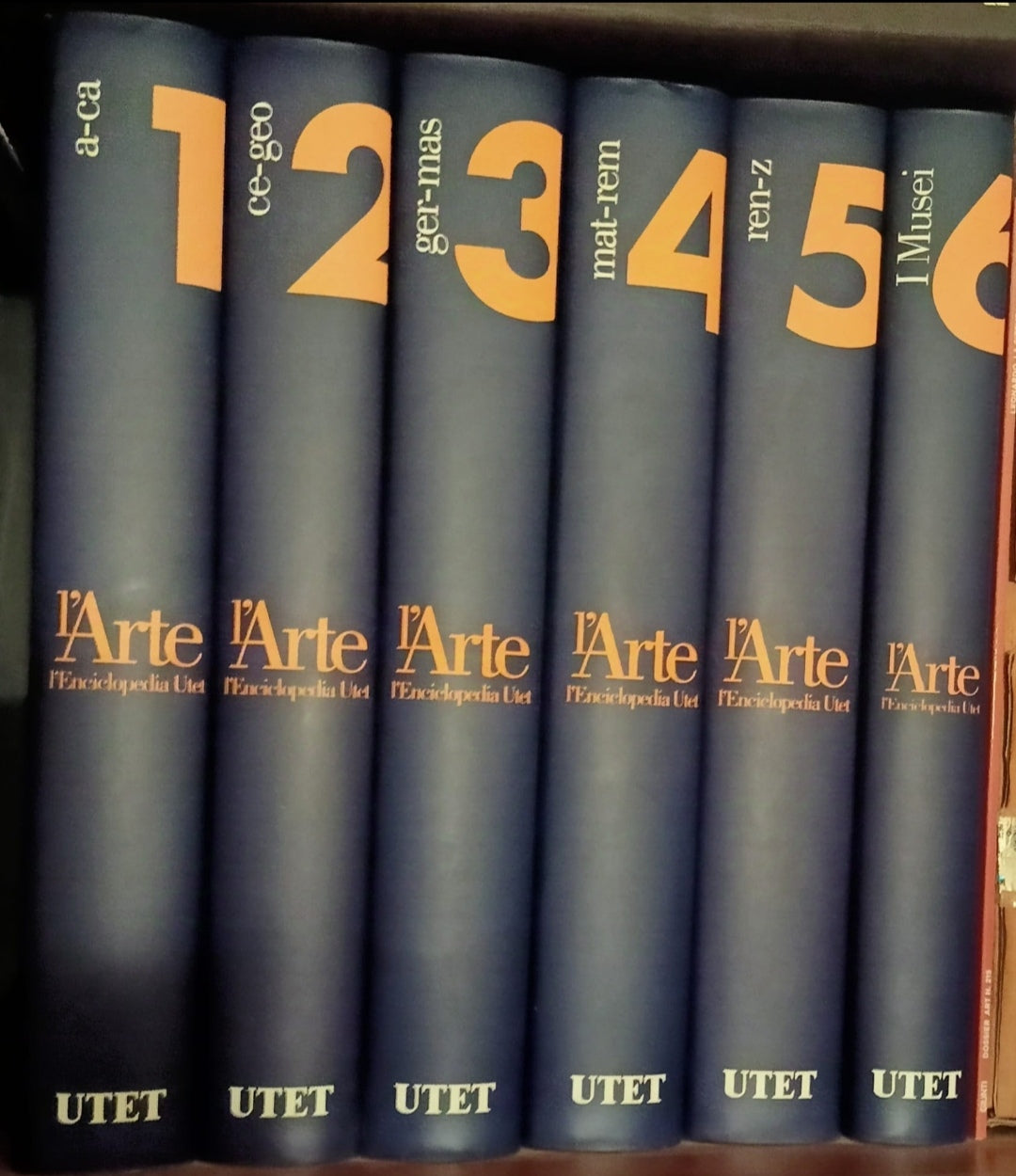 ENCICLOPEDIA DE ARTE UTET - 6 VOLÚMENES
