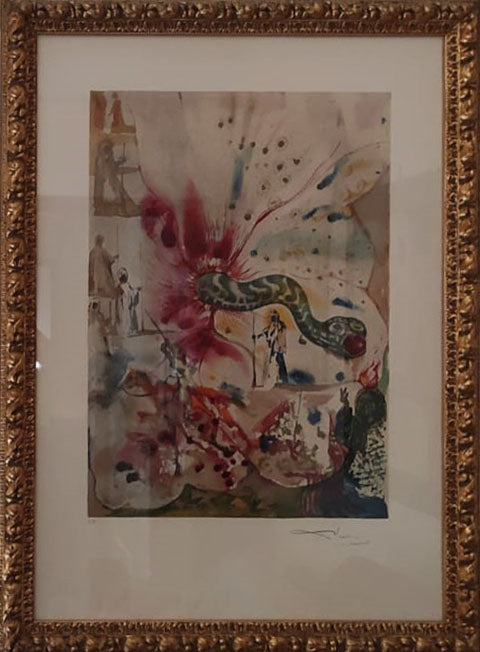 Salvador Dalí - La serpiente y la manzana