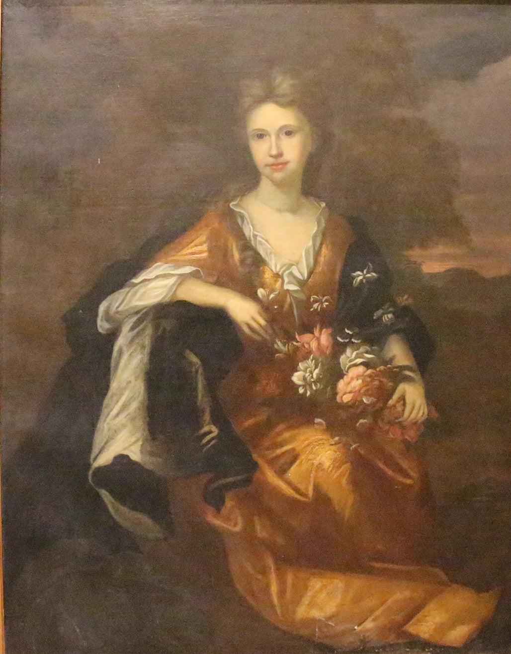 Lady with Flowers