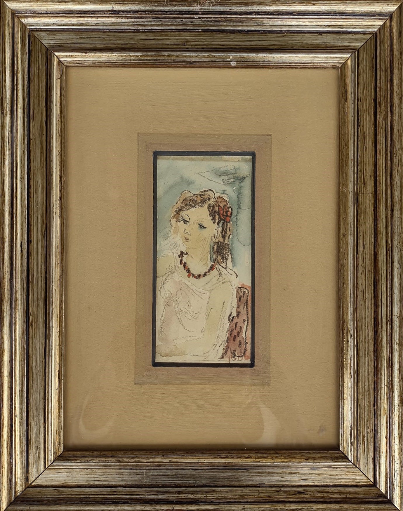 Giulio Da Milano - Ragazza con collana