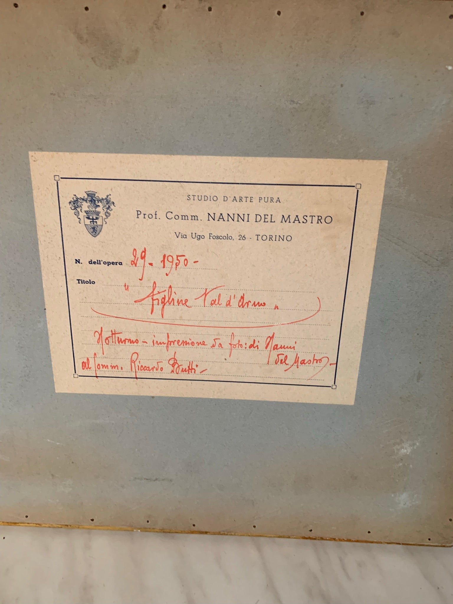Nanni Del Mastro - Nocturne Figline Valdarno