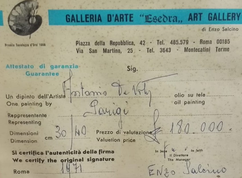 Antonio De Vity - Sin título