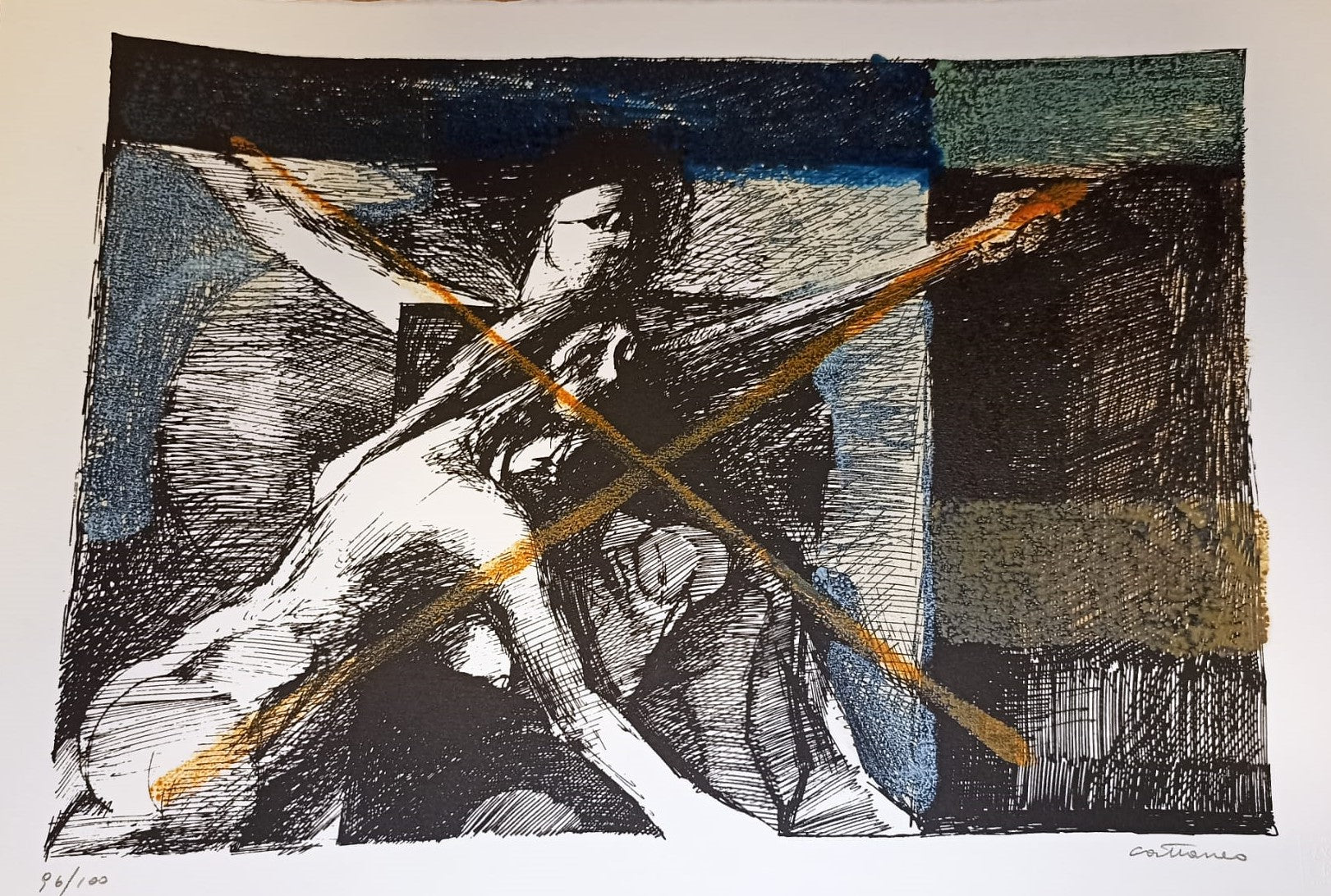 LET'S FREE PEACE - SERIES OF 5 HAND-COLOURED SILKSCREENS - PAOLO CATTANEO 