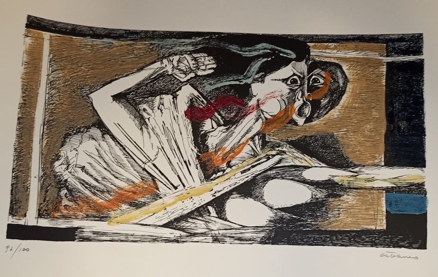 LET'S FREE PEACE - SERIES OF 5 HAND-COLOURED SILKSCREENS - PAOLO CATTANEO 