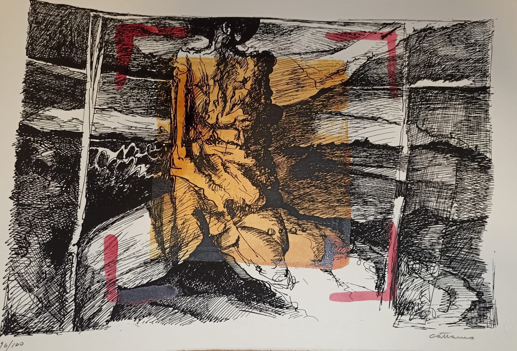 LET'S FREE PEACE - SERIES OF 5 HAND-COLOURED SILKSCREENS - PAOLO CATTANEO 