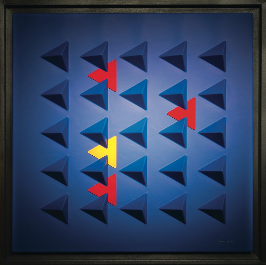 Giuseppe Santalena - Pyramyd Blue red and Yellow