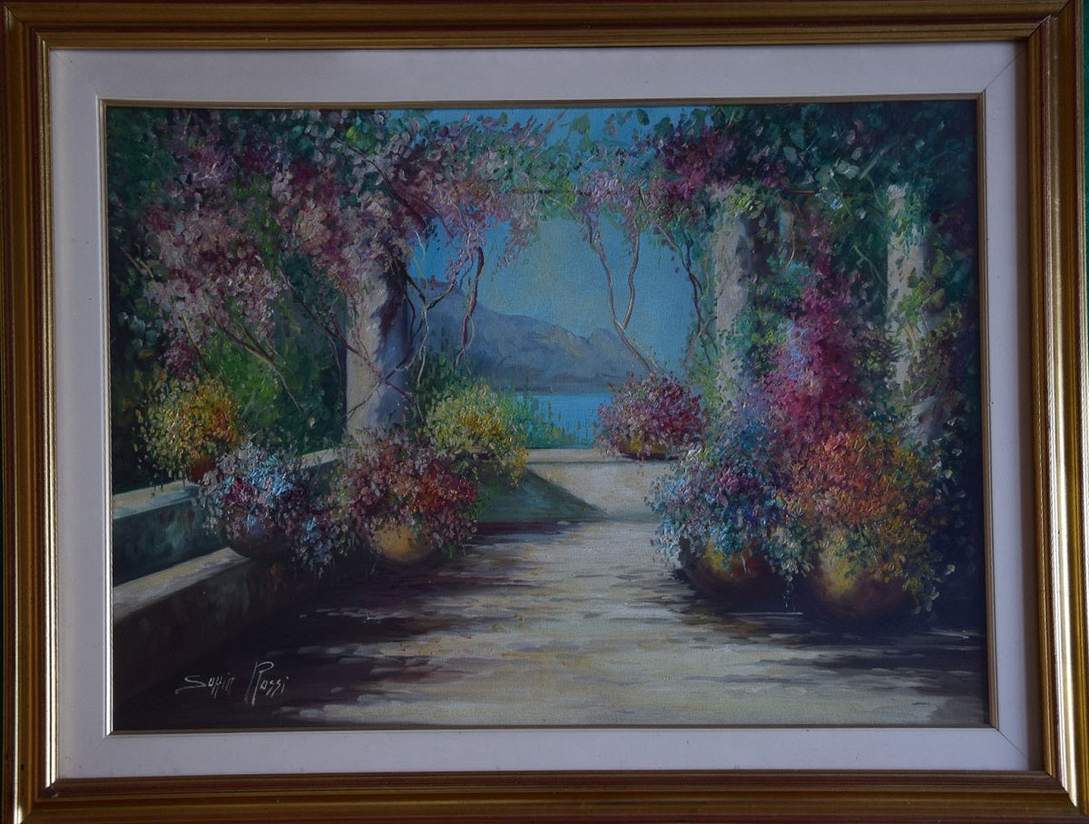 Sonia Rossi - Terrazza in fiore a Capri