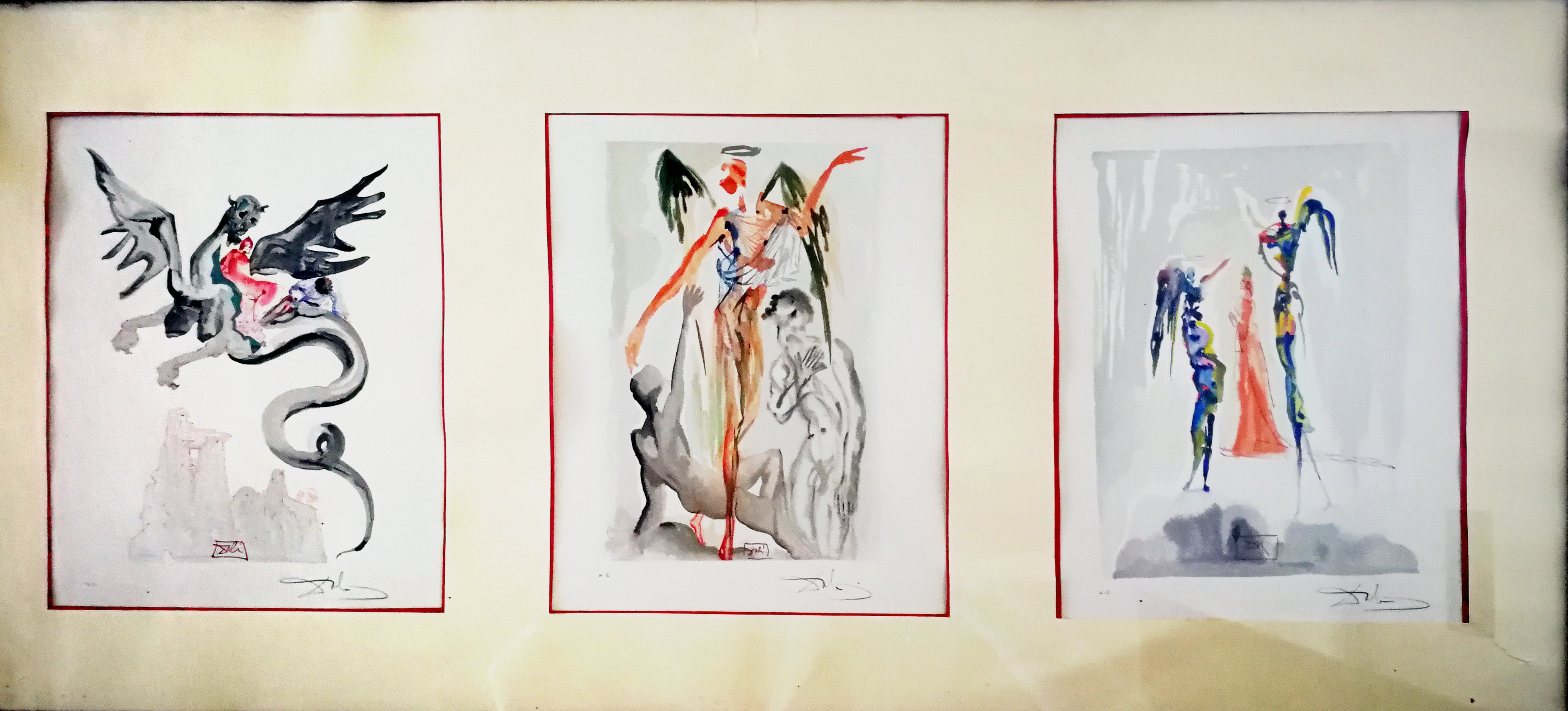 Salvador Dalí - Triptych - Hell, Purgatory and Paradise
