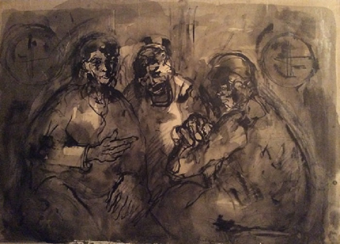 Ugo Stefanutti - Diálogo con las tres ancianas