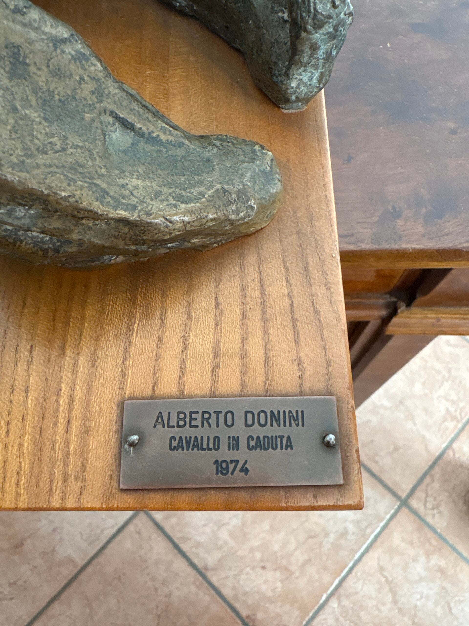 Alberto Donini - Caballo que cae