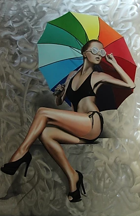 Tommaso Arscone - Woman with an Umbrella