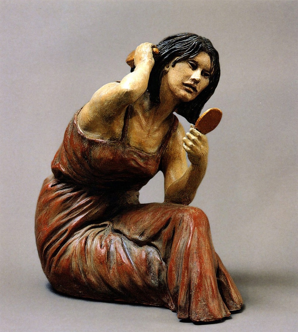 Paolo Annibali - Mujer peinándose