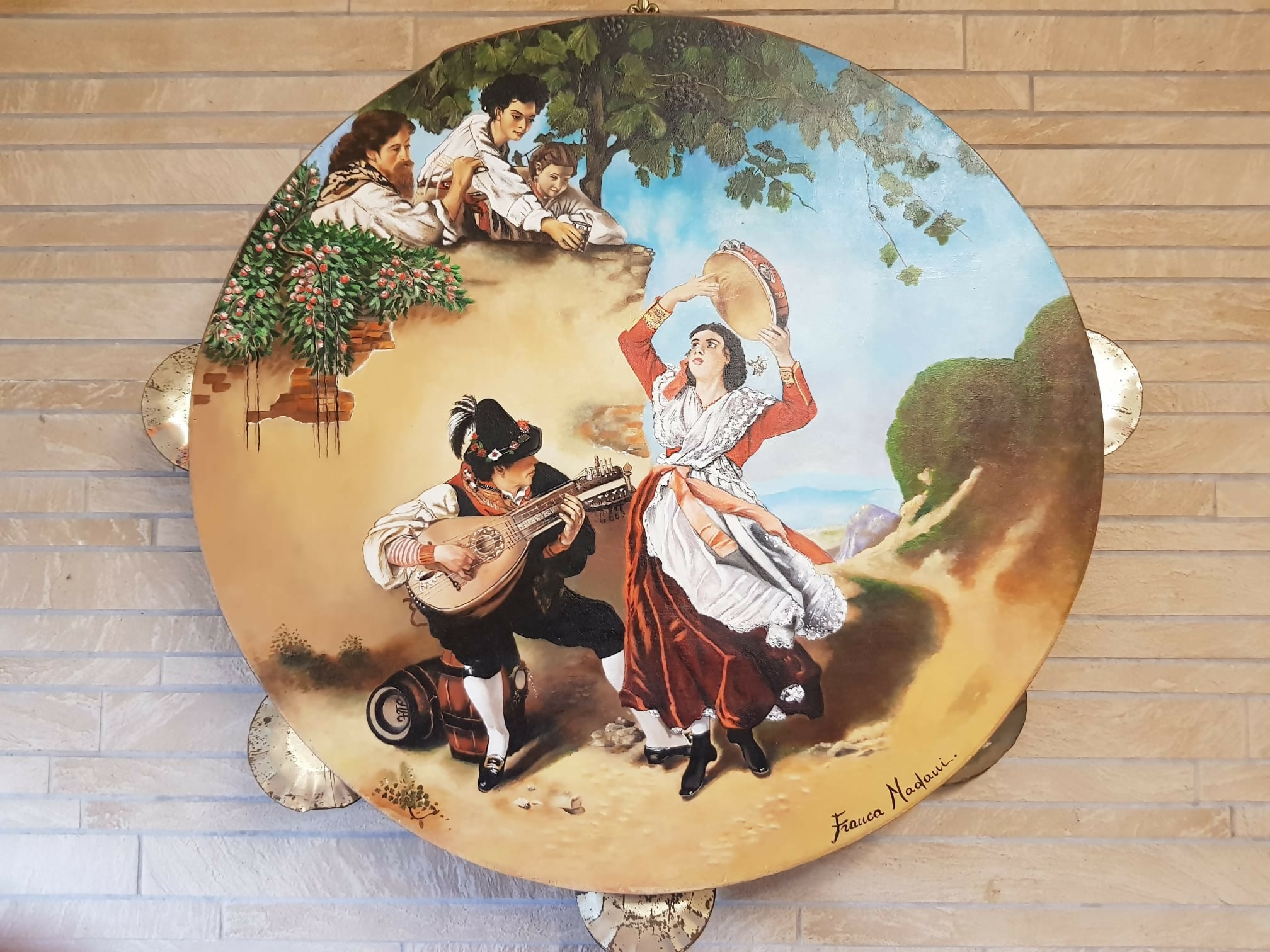 Ancient "Dancer" Tambourine