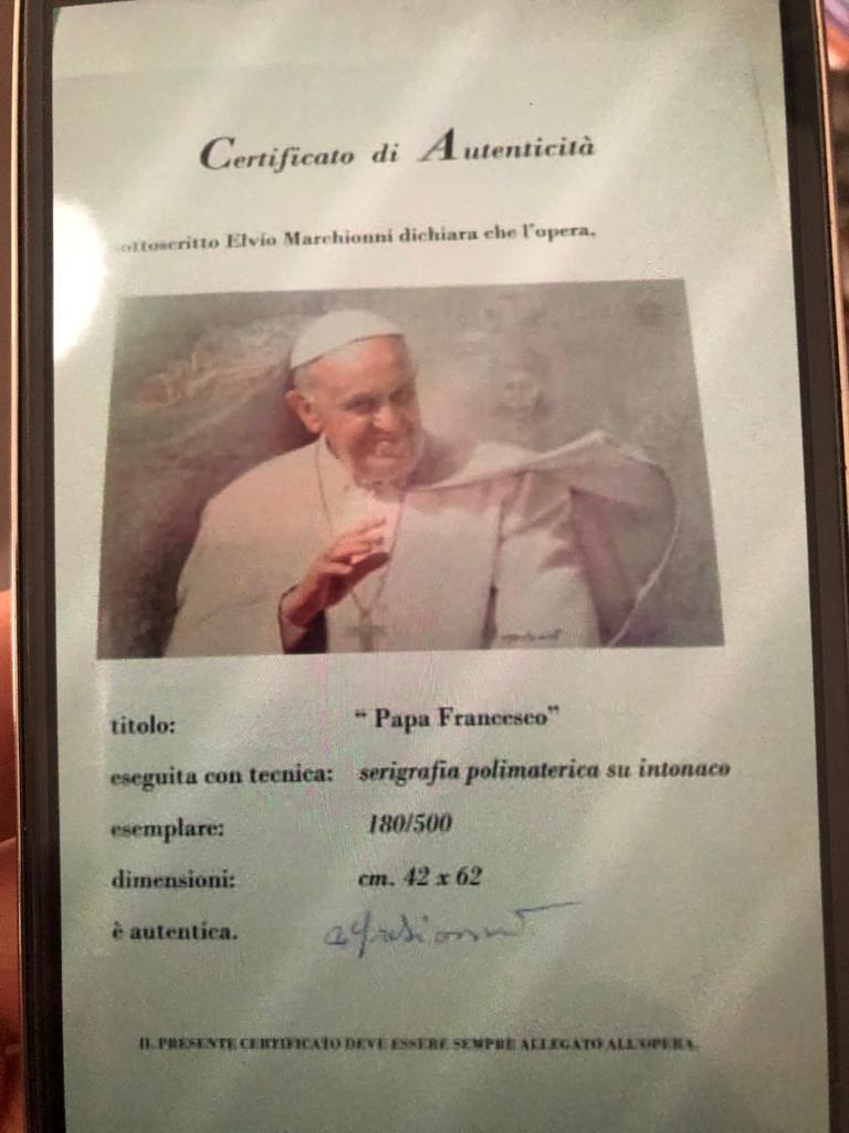 Elvio Marchionni - Papa Francesco