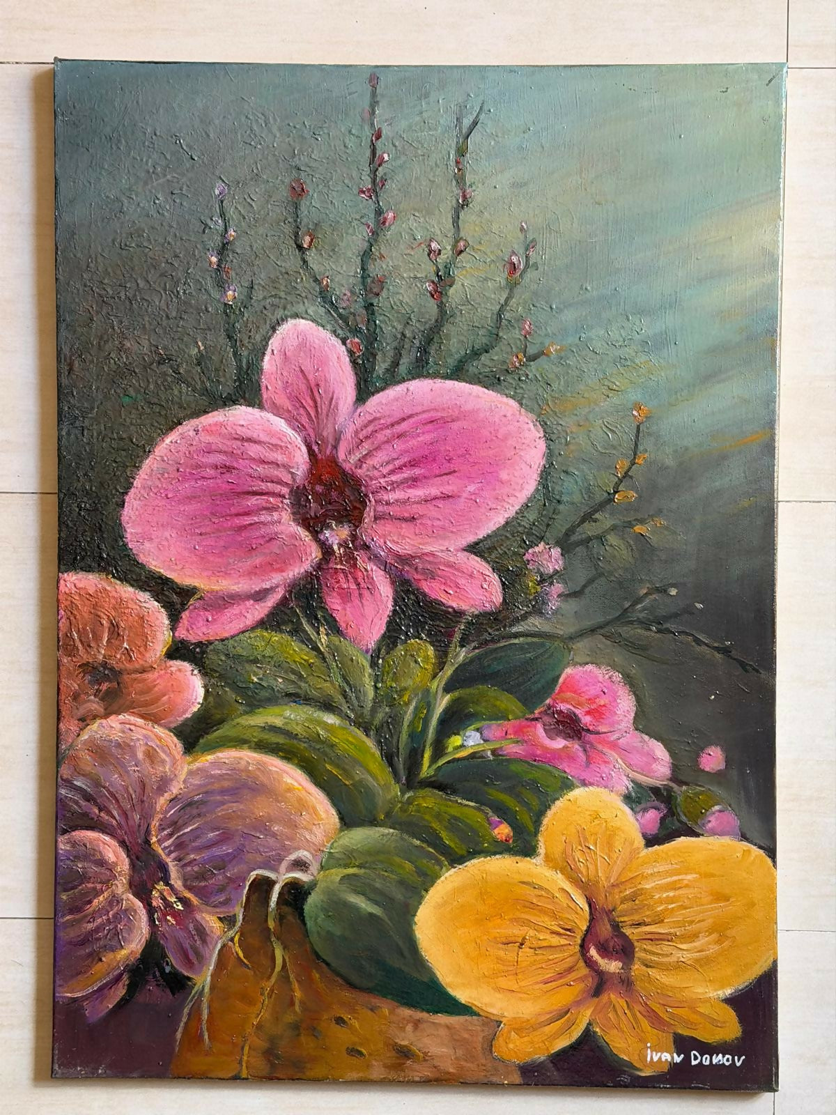 Composizione con orchidee di Ivan Donov