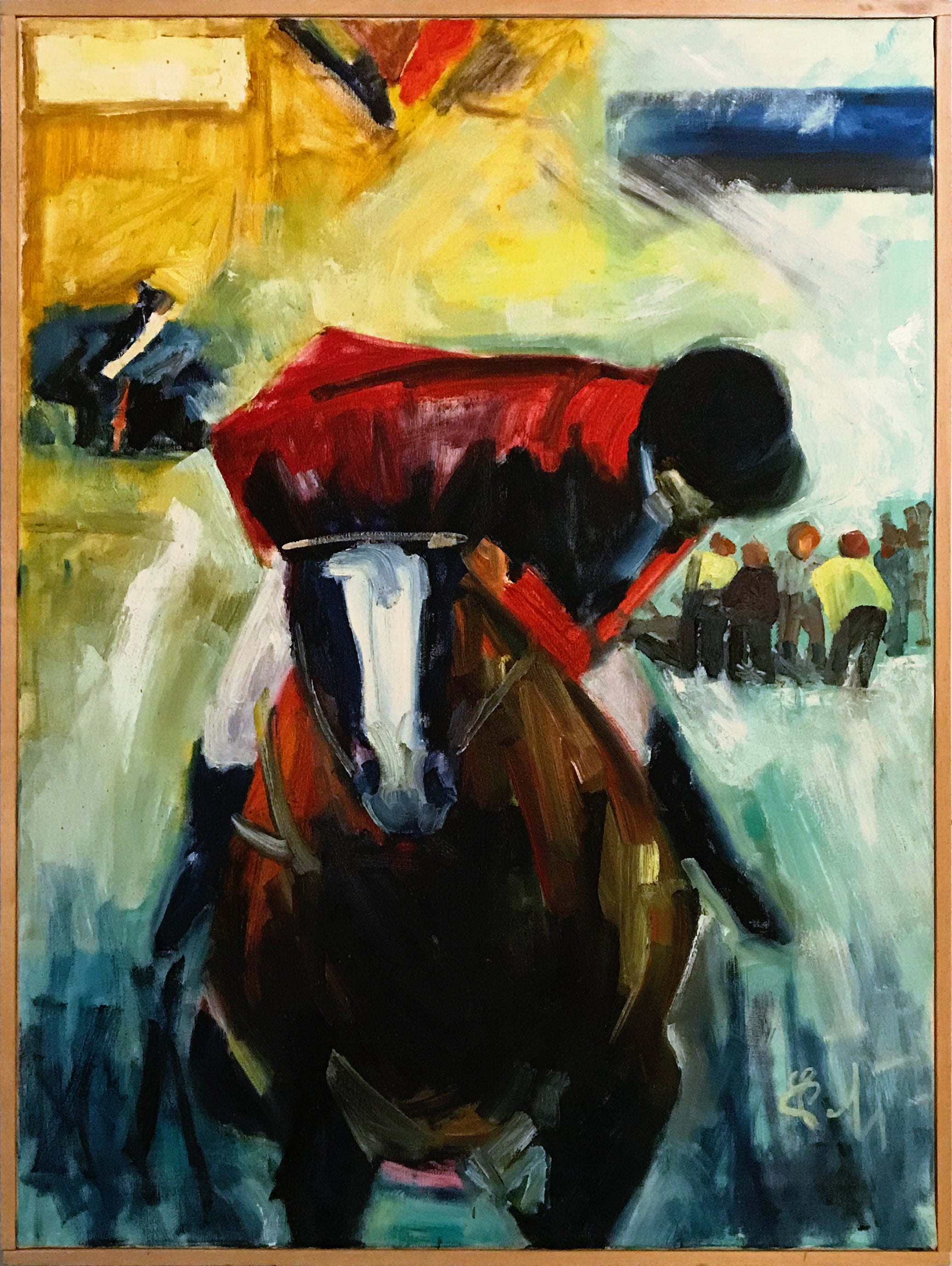 Corrado Papa - Jockey at the Gallop
