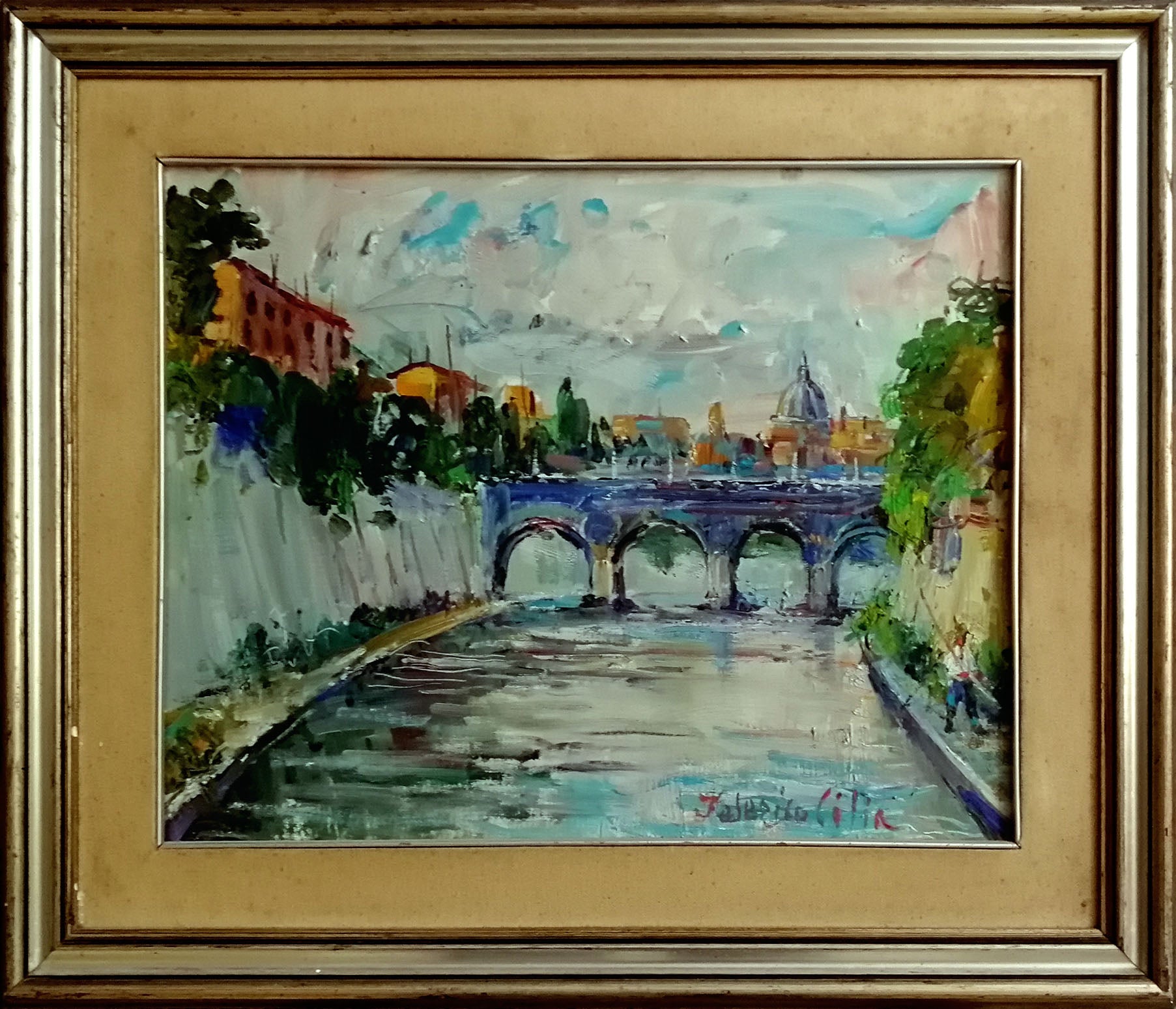 Federico Cilia - Puente sobre el Tíber