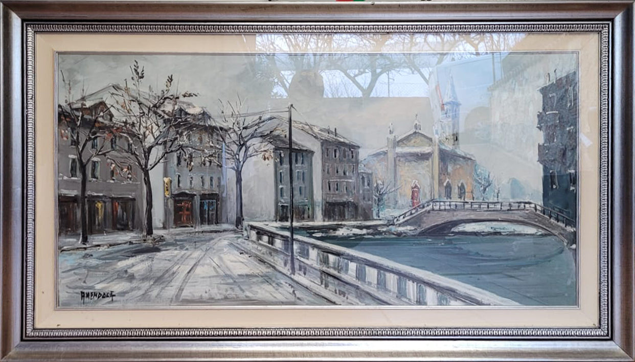 Ferdinando Amendola - Snowy Landscape