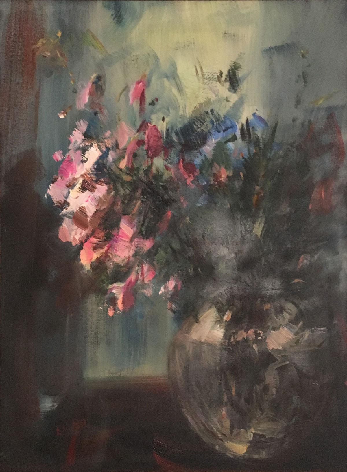 Elio Pulli - Flores en la ventana