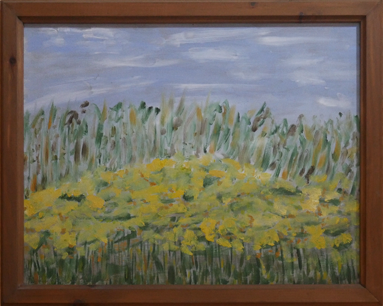 Pierino Chiesa - Rapeseed Flowers in Mappano
