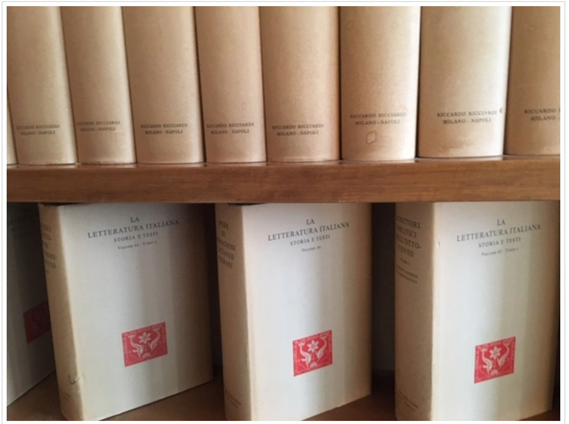 Literatura italiana - Editorial Riccardo Ricciardi