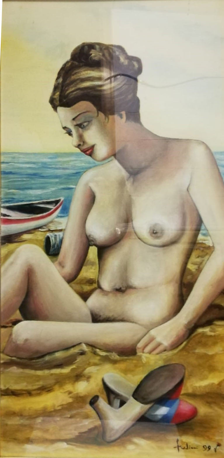 Maria Frediani - Nudo di donna seduta