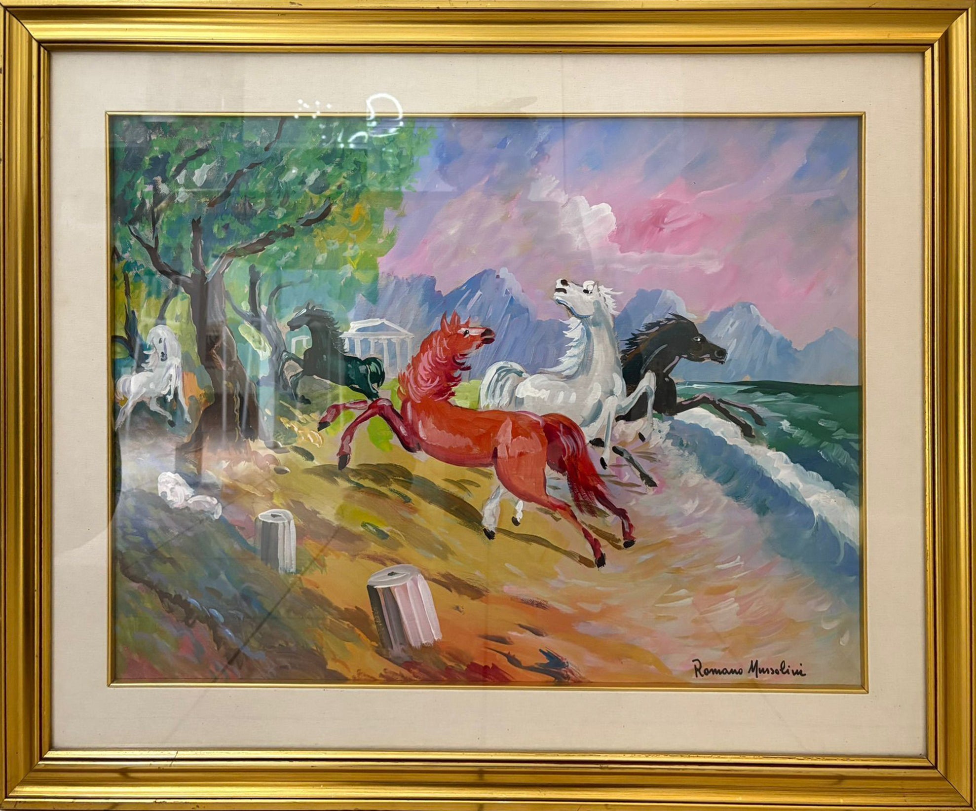 Romano Mussolini - Horses