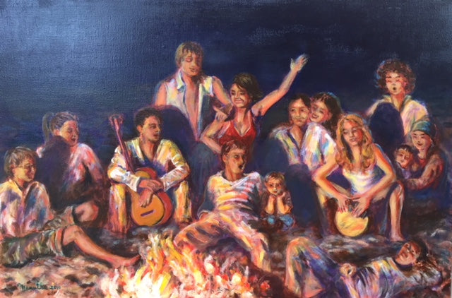 Manuela Sorrentino - Bonfire on the Beach