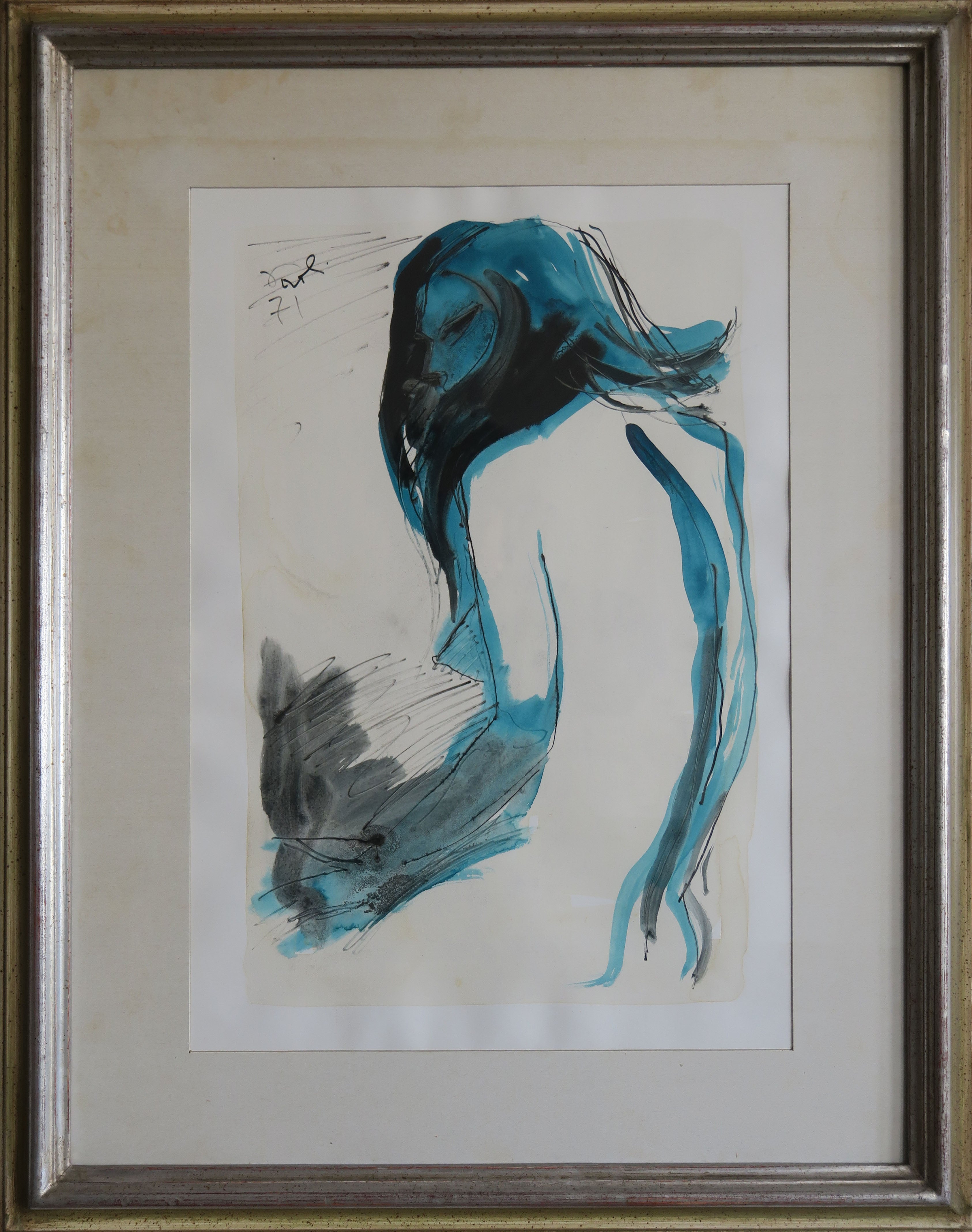Bruno Paoli - Untitled (blue figure)