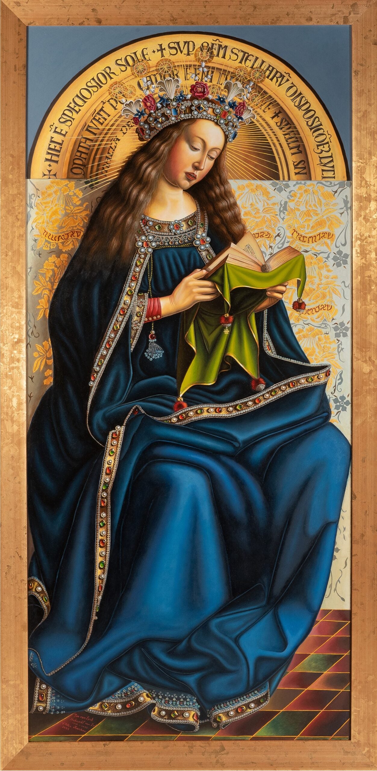 Vittorio Marchesi - Virgin Mary (copy after Jan Van Eyck)