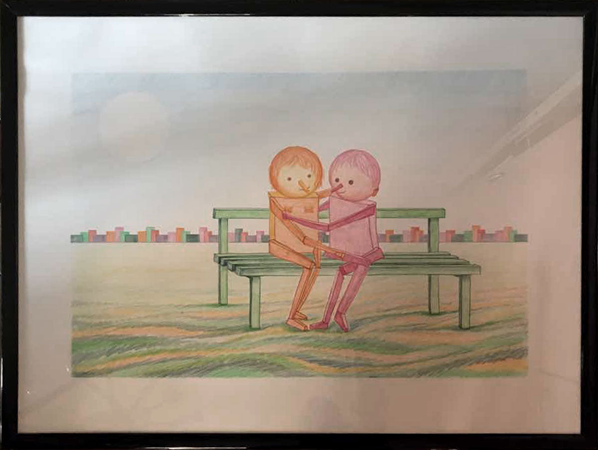 Giuseppe Fortunato - Pinocchio on the Bench