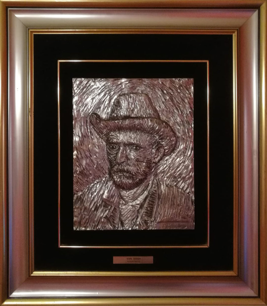 Domenico Chiarolanza - Self-Portrait - Homage to Van Gogh