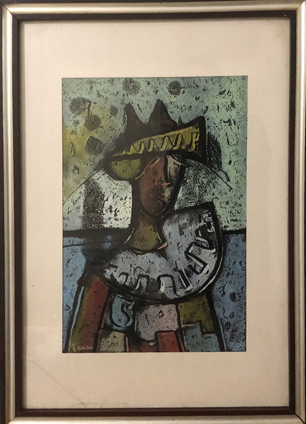 Attribuibile a Francesco Mancini - Maschera di carnevale