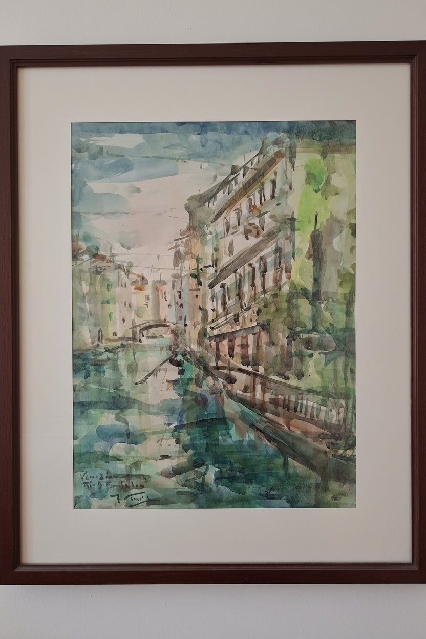 Venezia Un Rio – Acquerello – Francesco Paolo Puccio