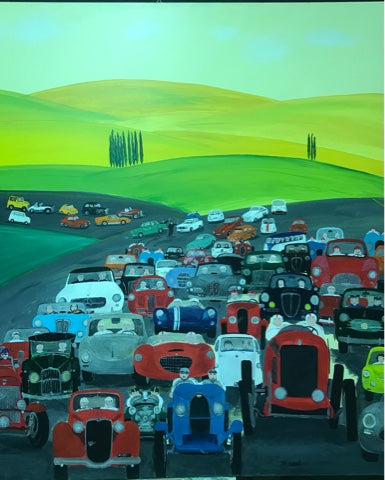 Maurizio Sani - Atasco en Val d'Orcia