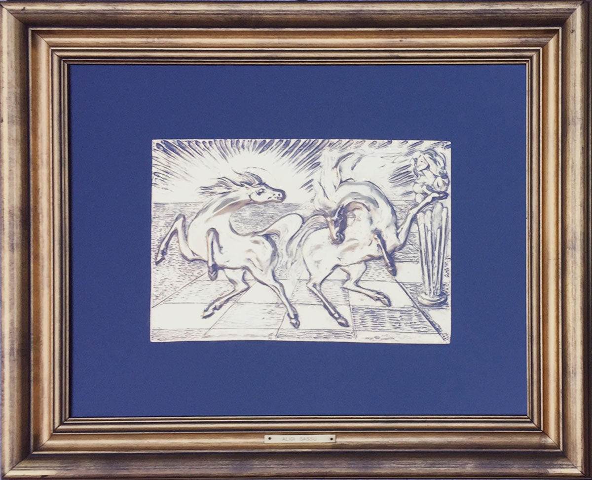 Aligi Sassu - Horses of the Sun