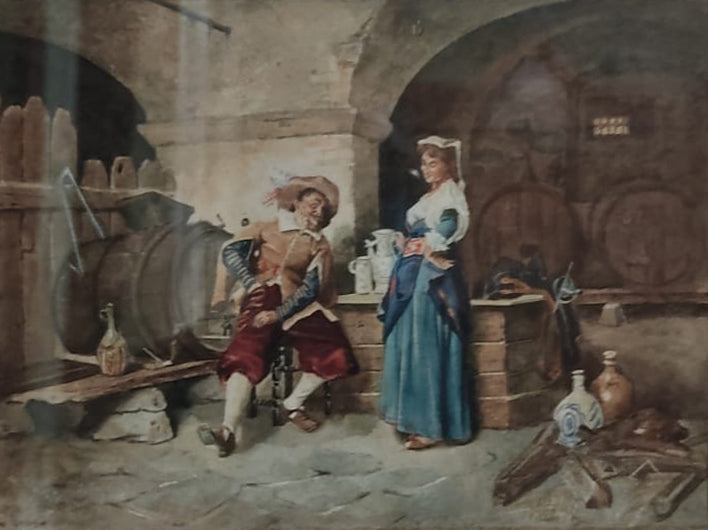 Francesco Vinea - Taberna con Mosquetero
