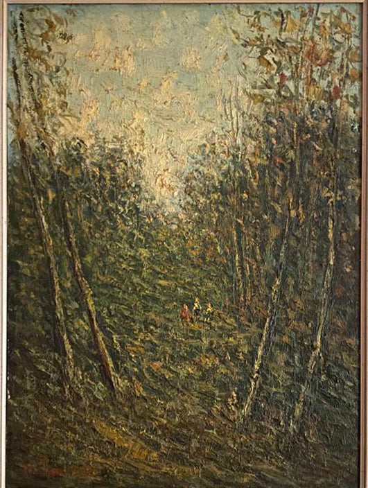 Ampelio Lorenzo Garini - Paesaggio alberato