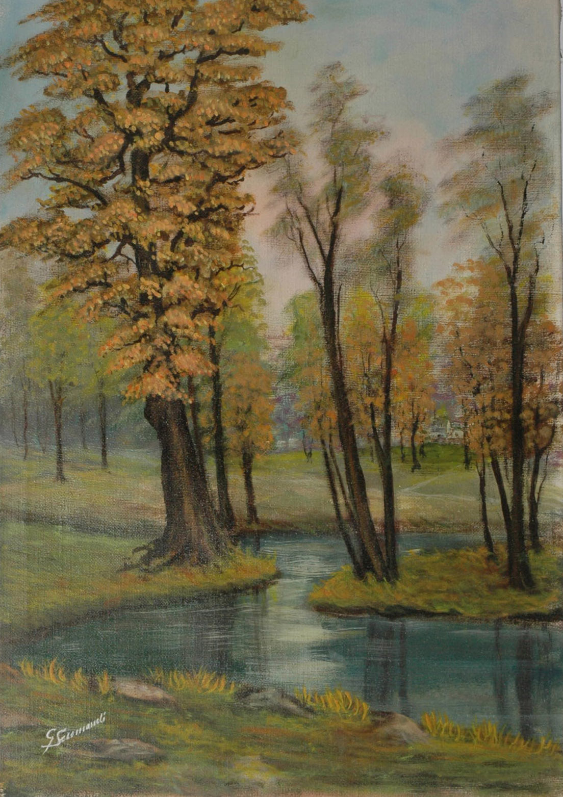 Giovanni Secomandi - Paisaje arbolado