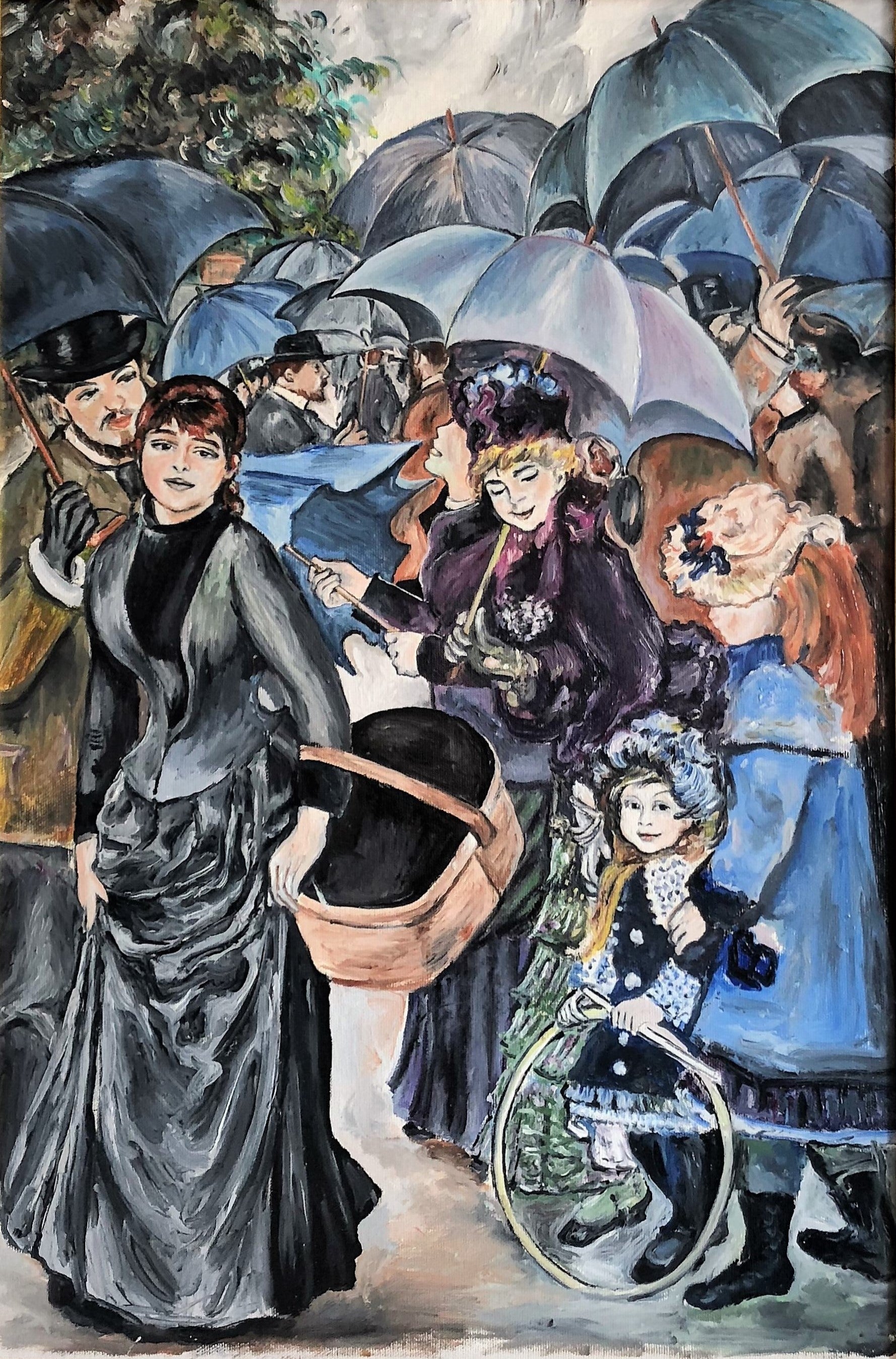 Jole - Gli ombrelli - Omaggio a Renoir