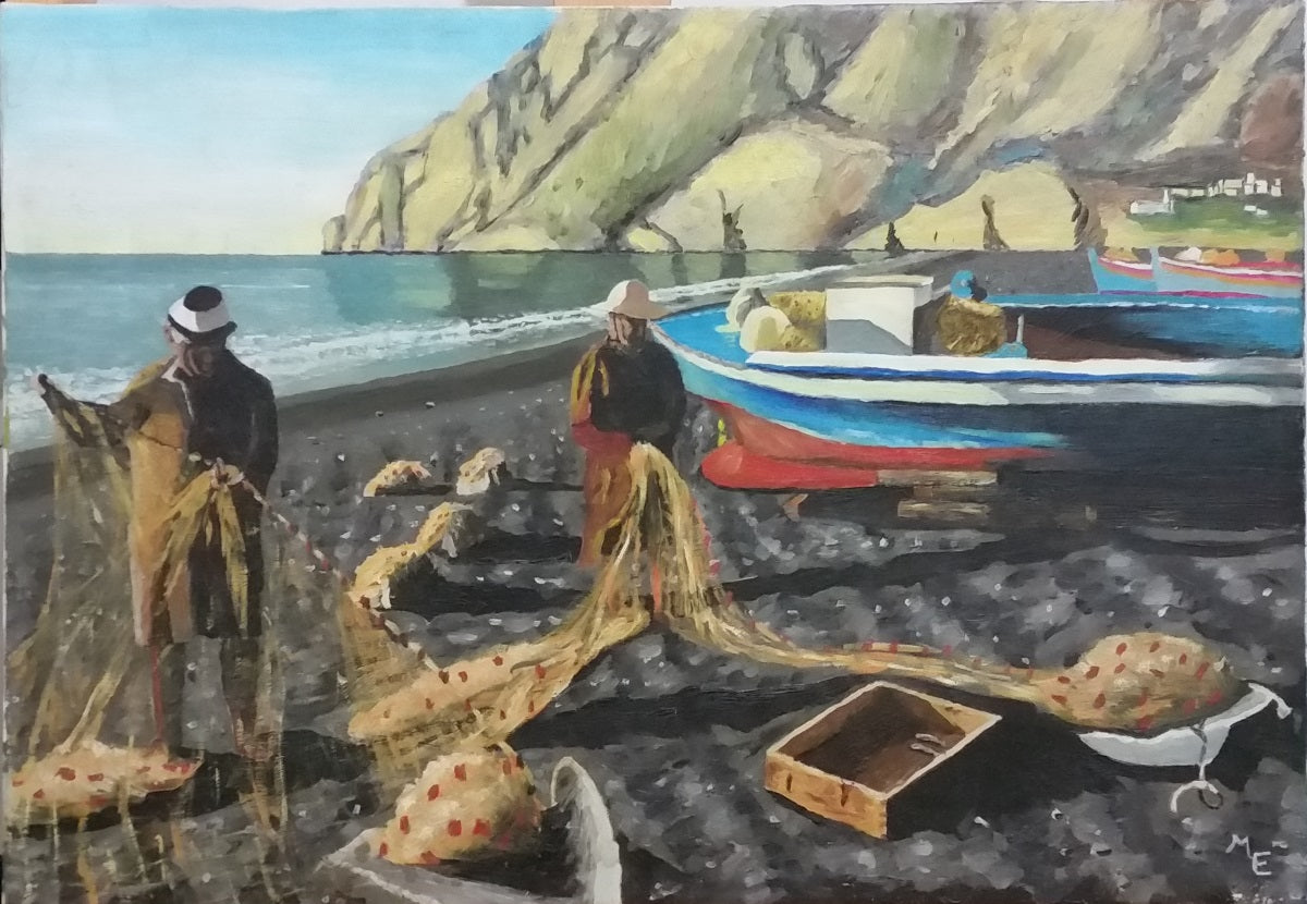 Emilio Meoni - Pescatori in Grecia