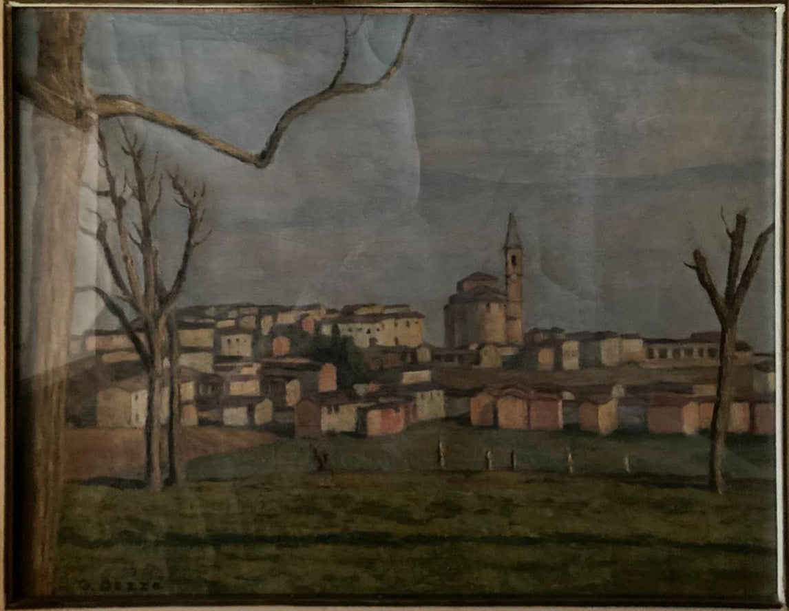 Guglielmo Bezzo - Paesaggio di Tonco