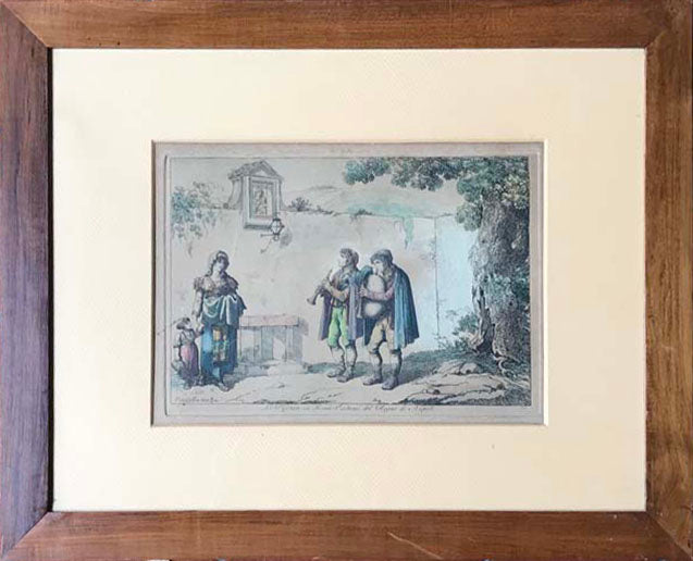 Bartolomeo Pinelli - Los gaiteros en Roma