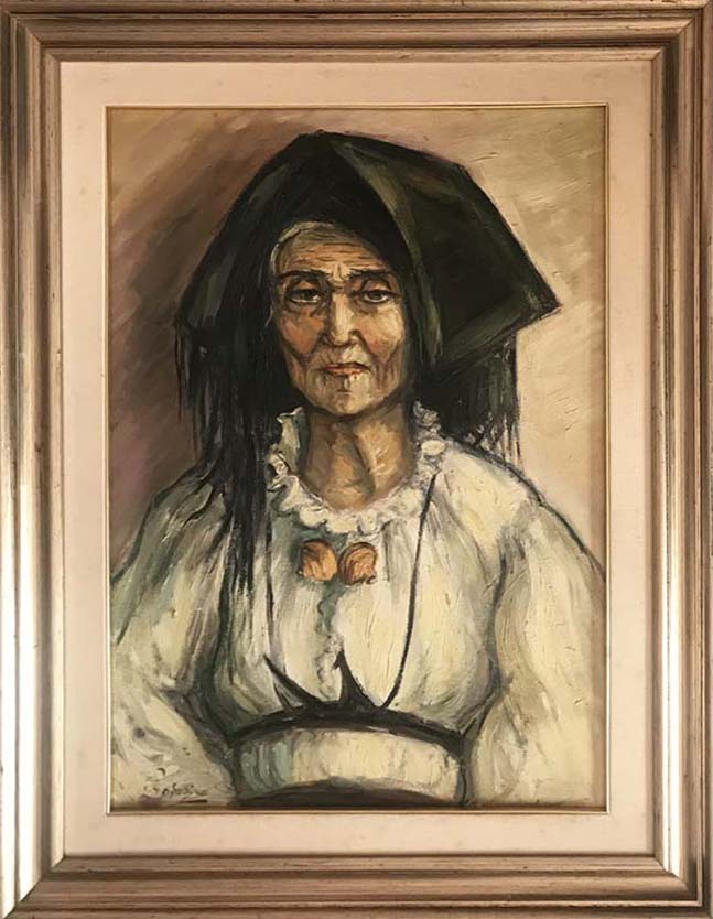 Adele Navarino - Mujer con traje sardo